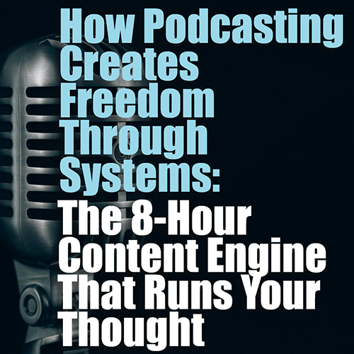 How Podcasting Creates Freedom Through Systems The 8 Hour Content Engine That Runs Your Thought Leadership v2